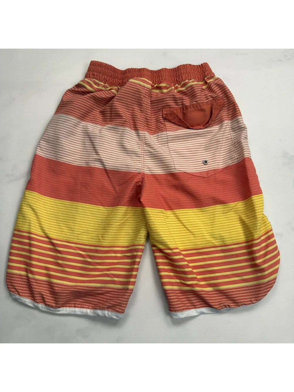 kidpik Striped Swim Trunks Elastic Waist - Boys XL